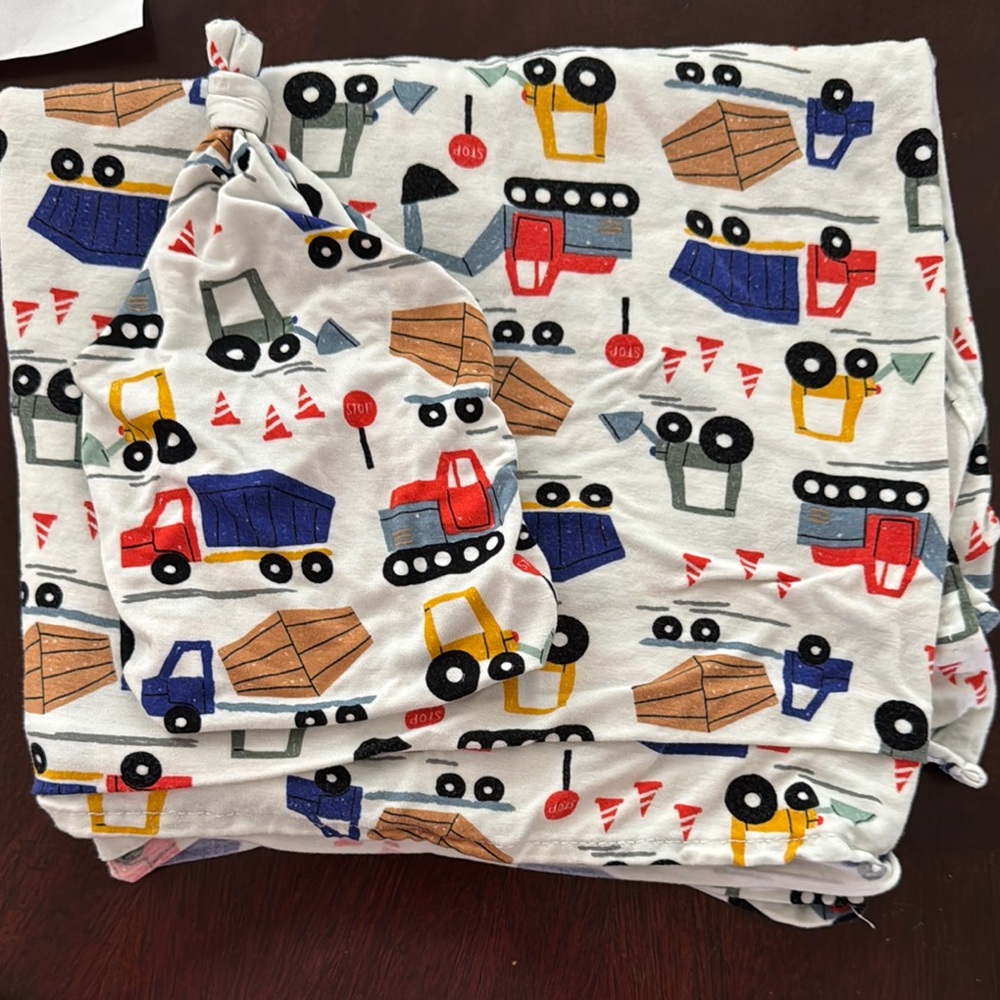 Little Sleepies Construction Swaddle Set